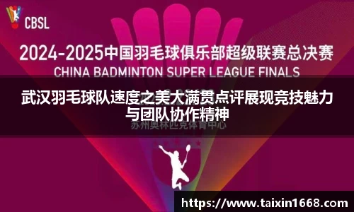 武汉羽毛球队速度之美大满贯点评展现竞技魅力与团队协作精神