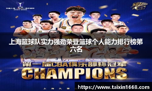 上海篮球队实力强劲荣登篮球个人能力排行榜第六名