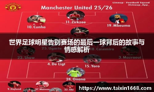 世界足球明星告别赛场的最后一球背后的故事与情感解析